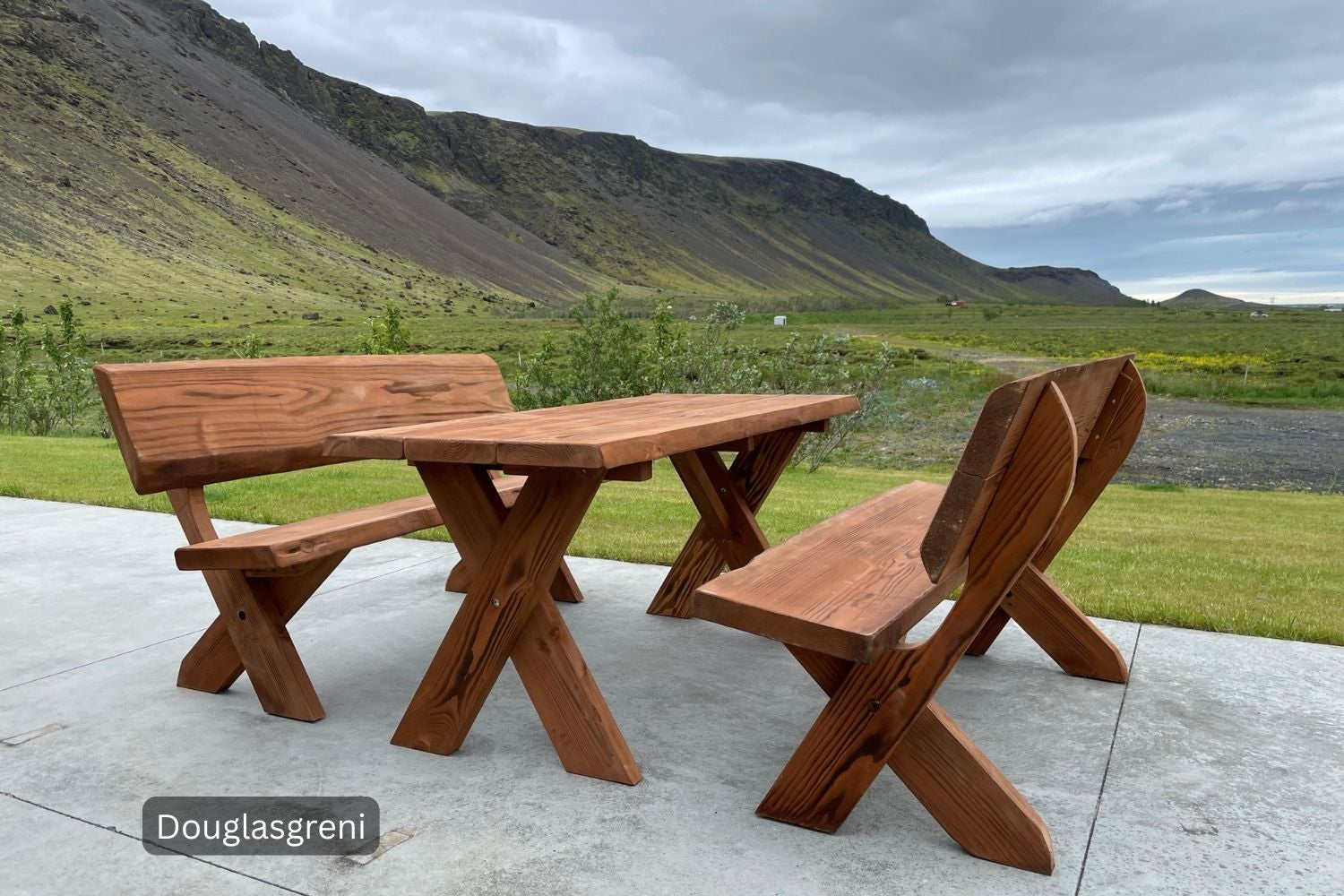Garðsett – borð og bekkir