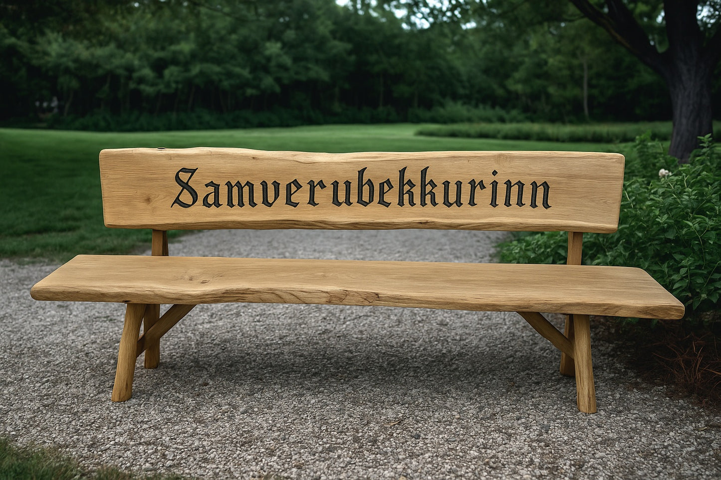 Óðinn - útibekkur úr douglasgreni