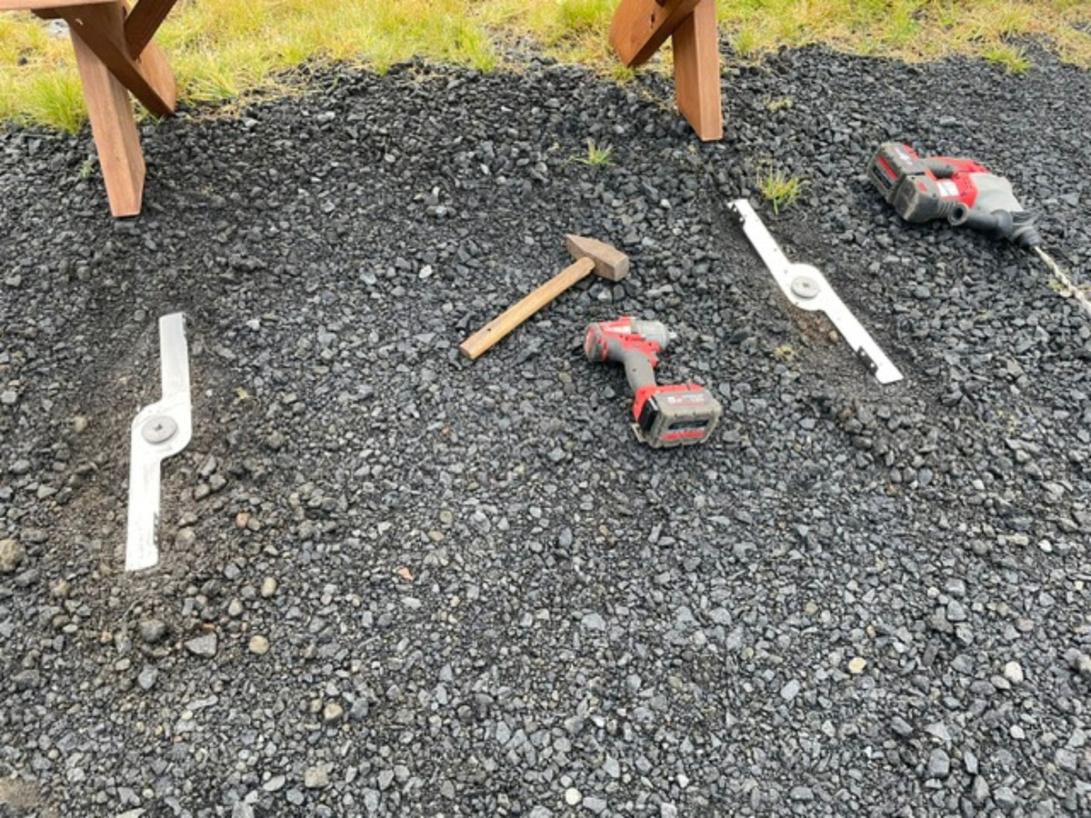 Jarðfesting - Glúmur garðbekkur