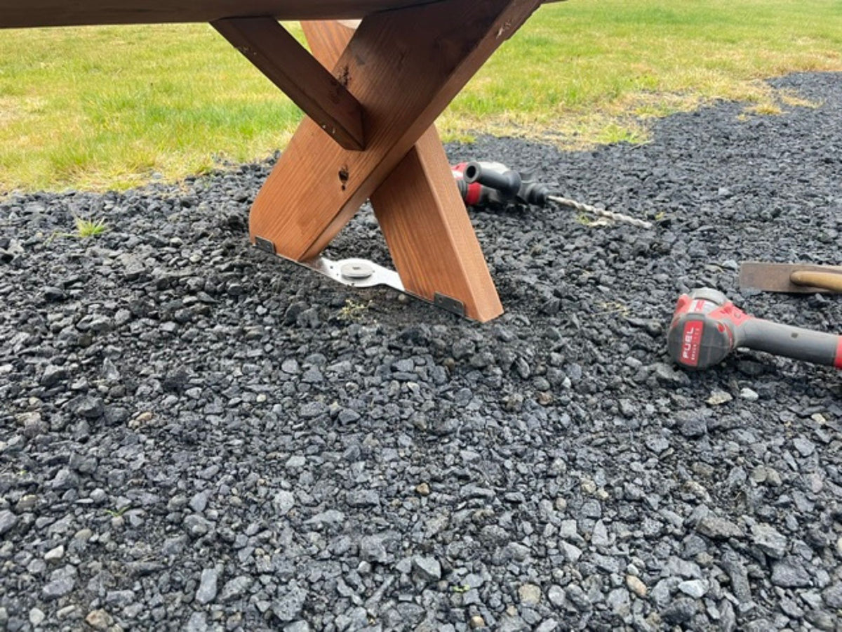 Jarðfesting - Glúmur garðbekkur