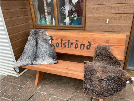 Setuskinn á garðbekki stærri